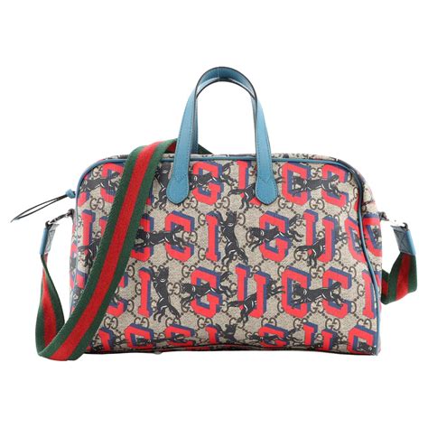 gucci luggage set for cheap|gucci overnight bag.